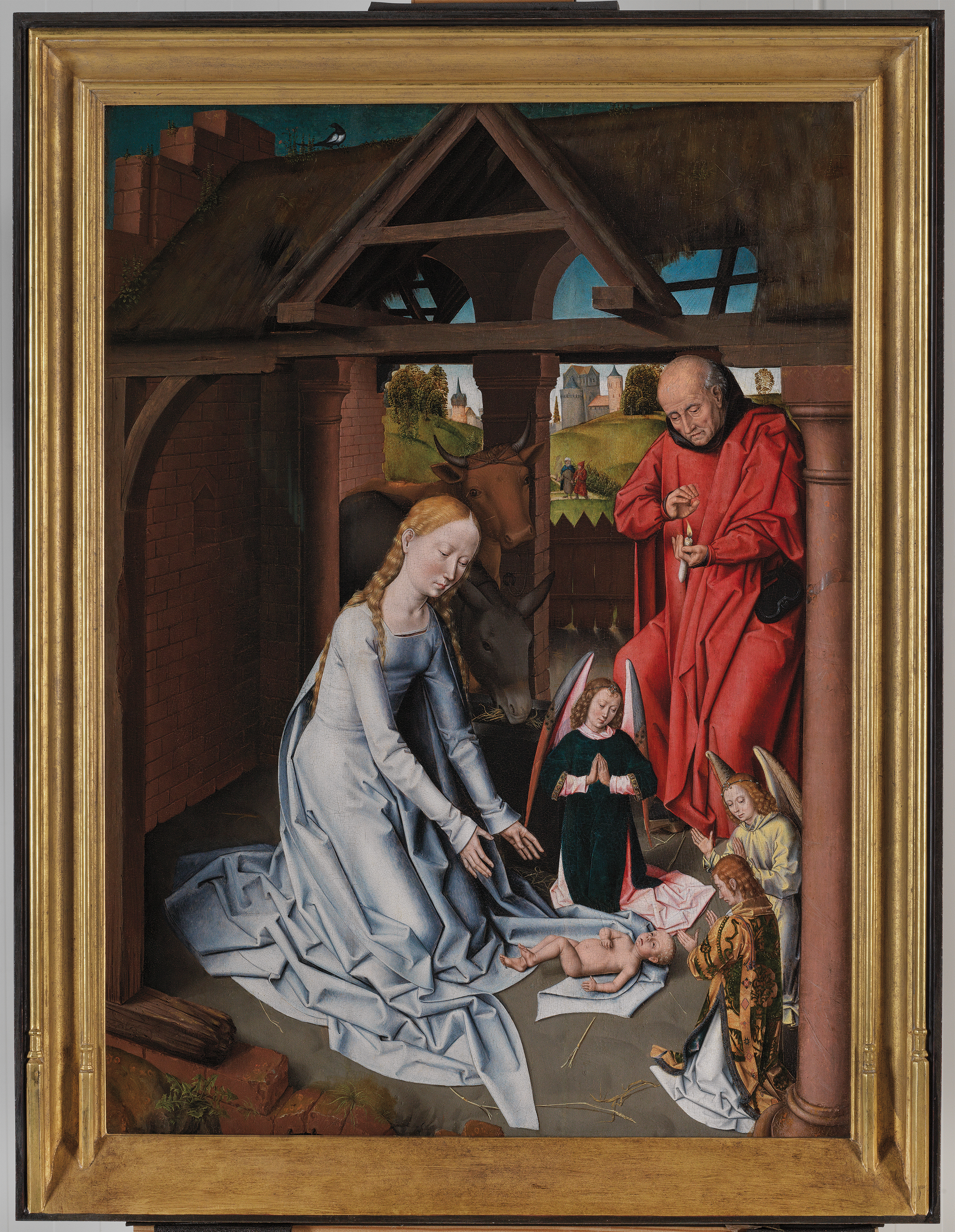 Naissance du Christ Hans Memling vers 1480 Huile sur panneau