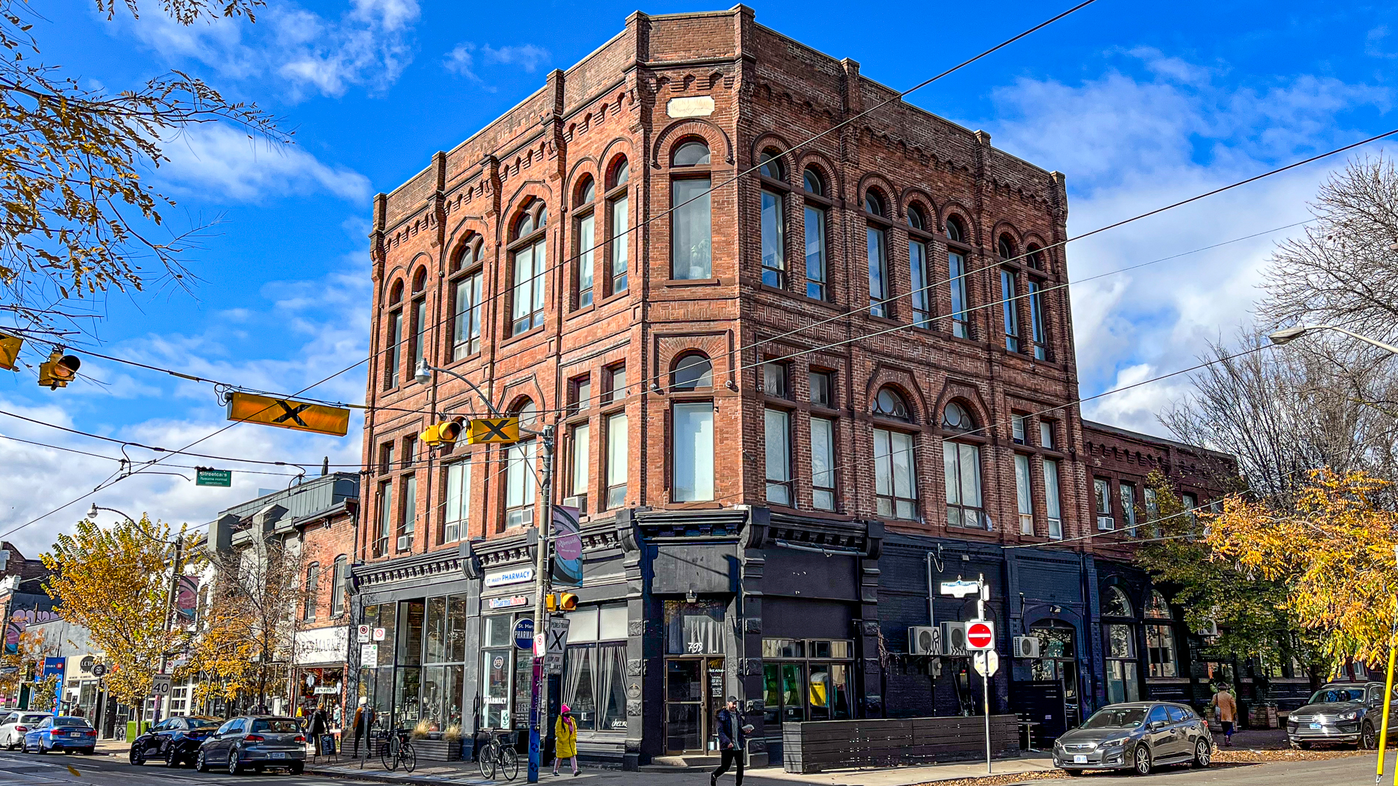 street view of large building