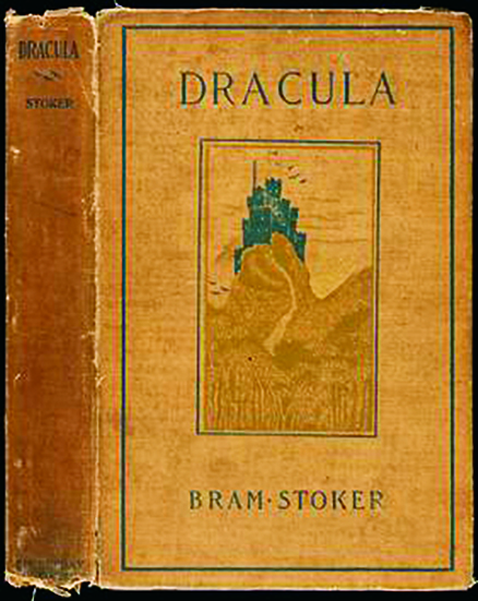 Dracula 1897 edition book cover.