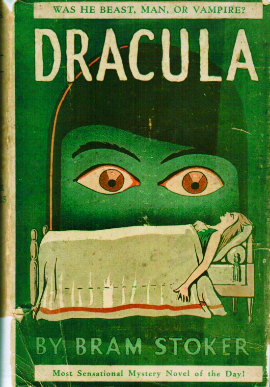 Dracula 1928 edition book cover.