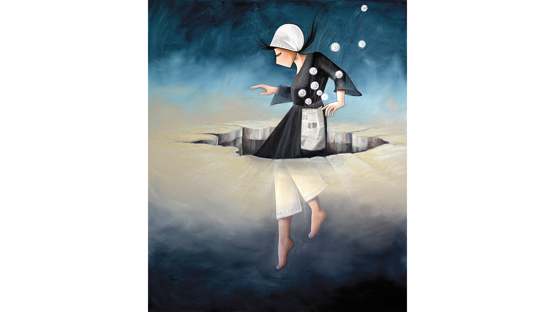 Peinture de Shamsia Hassani