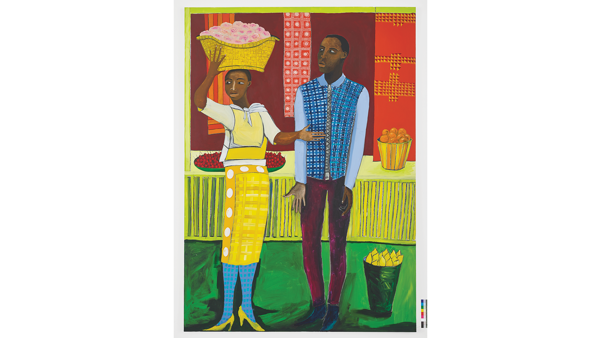 Peinture de Lubaina Himid
