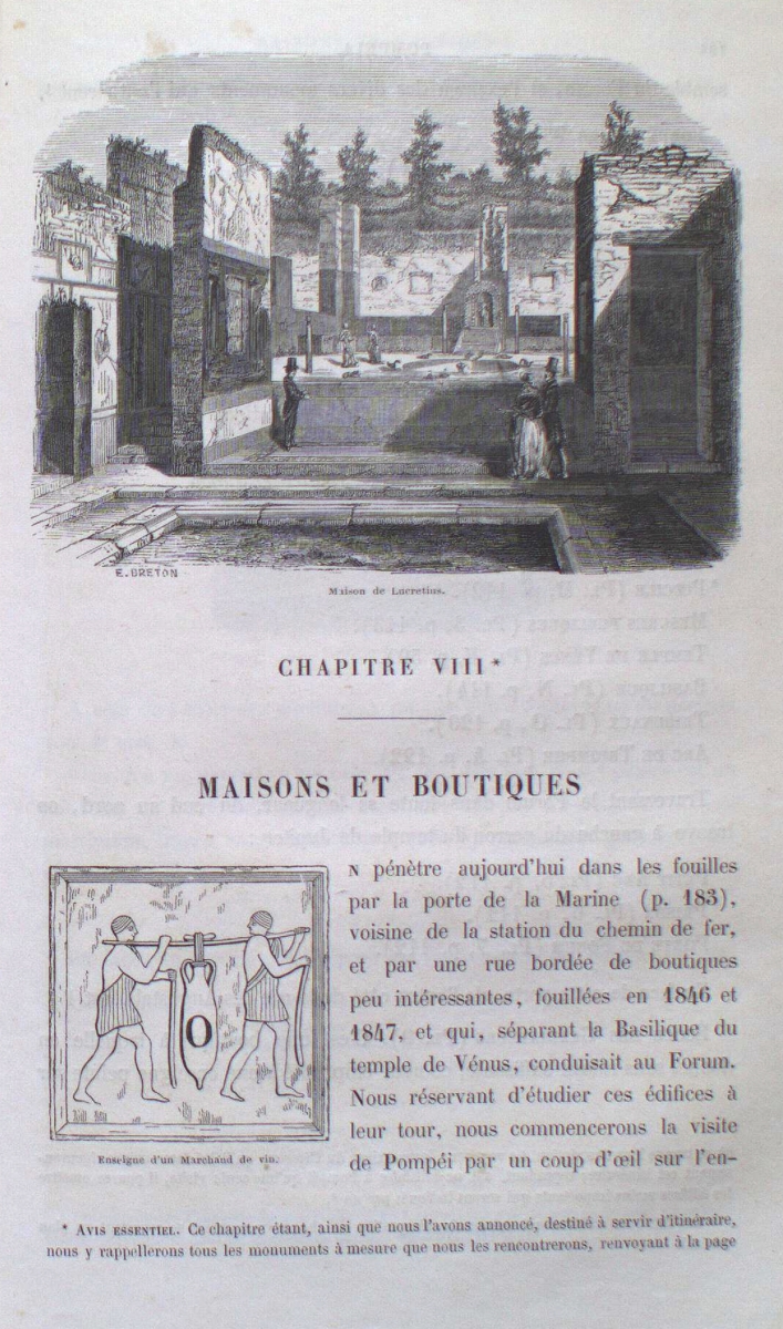 CHAPITRE VIIIe MAISONS ET BOUTIQUES
