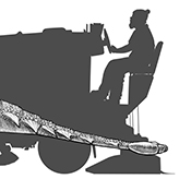 Illustration of Zuul next to a zamboni silhouette
