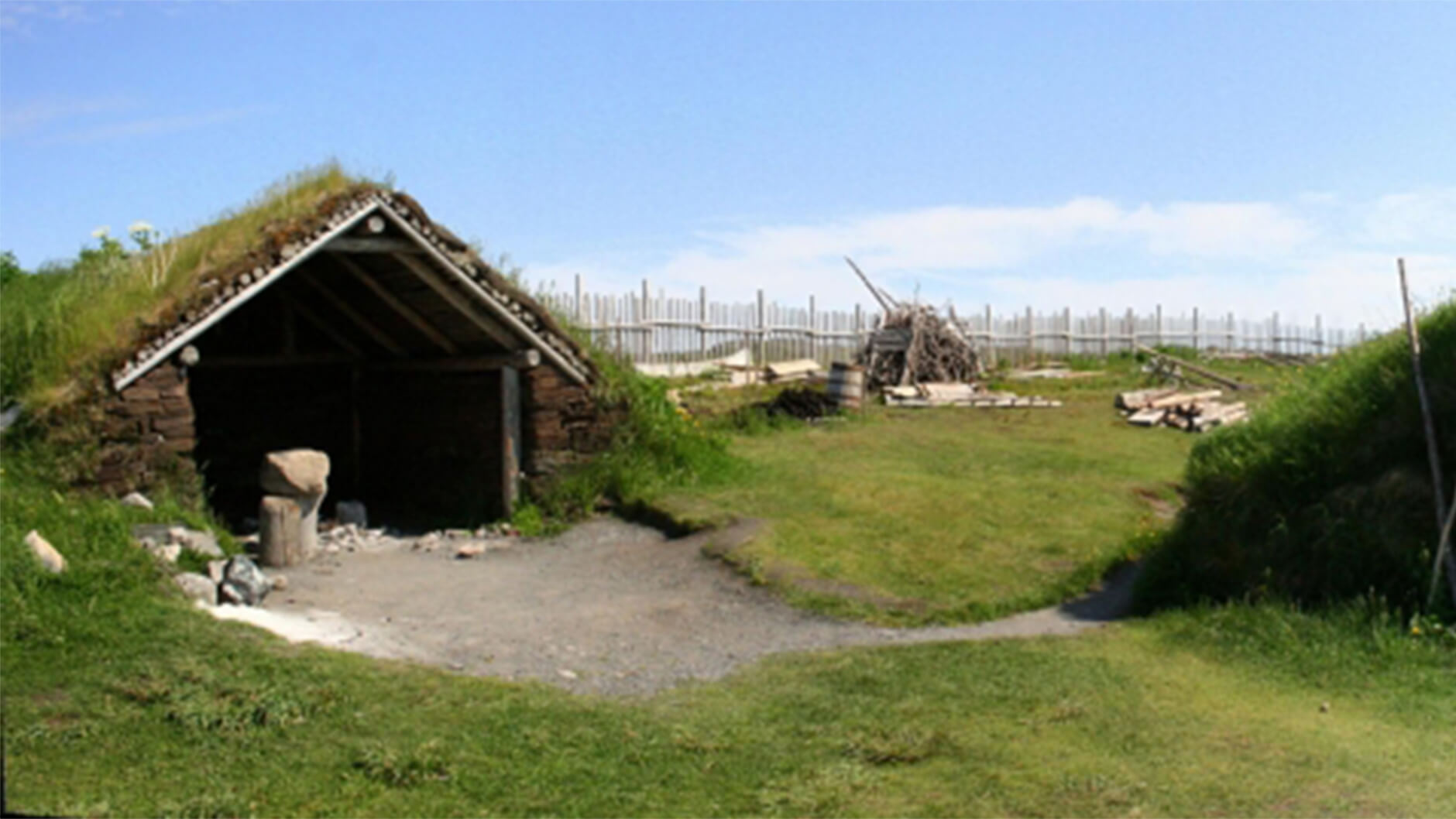 Shelter at L’Anse aux Meadows.