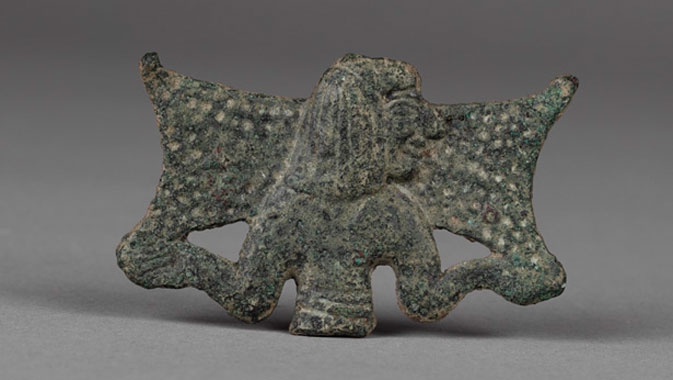 Rare bronze relief; Ancient Cyprus