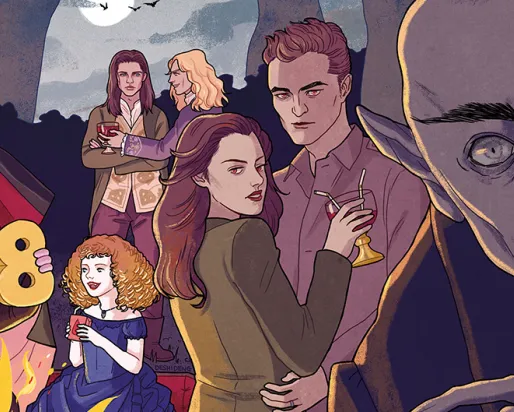 Illustration des vampires de la culture populaire.
