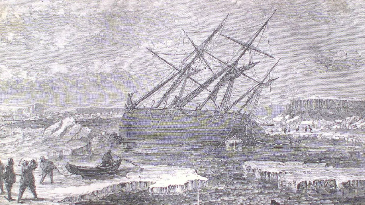 The ship 'Fox' foundered on a rock off Buchan Island
