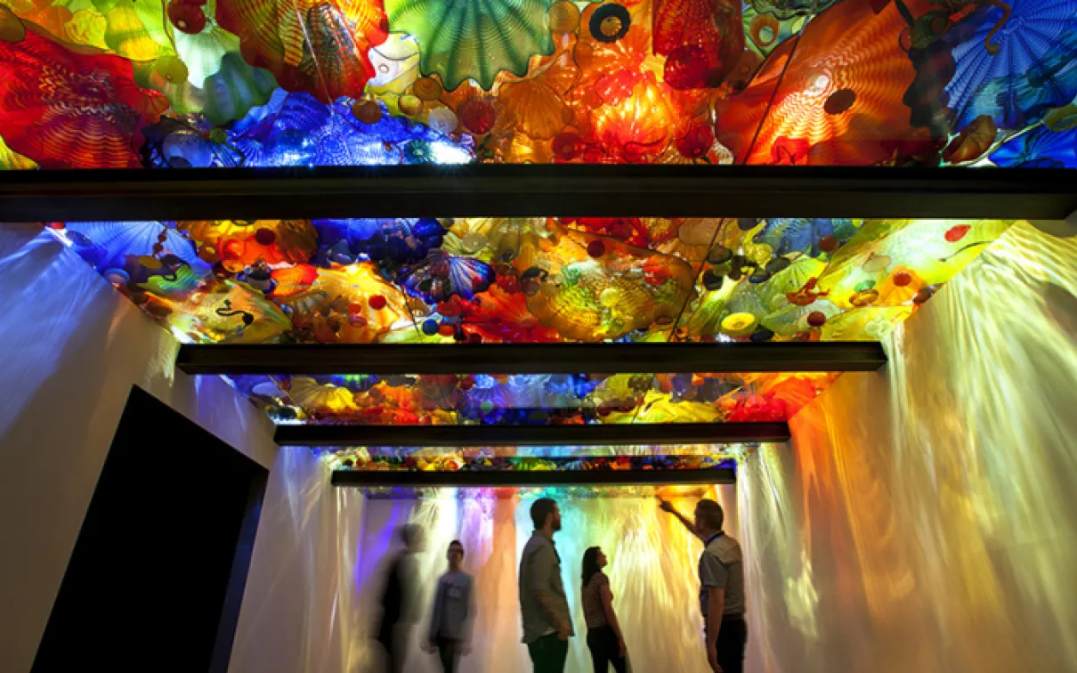 Chihuly ceiling