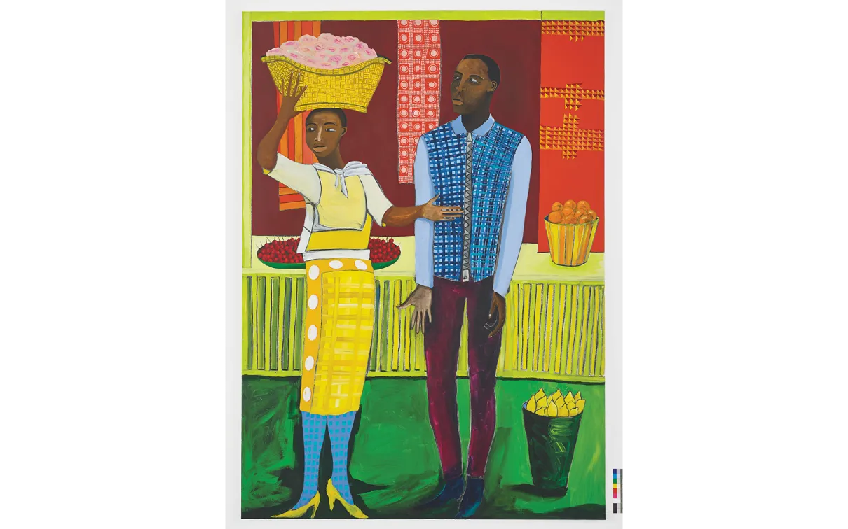 Peinture de Lubaina Himid