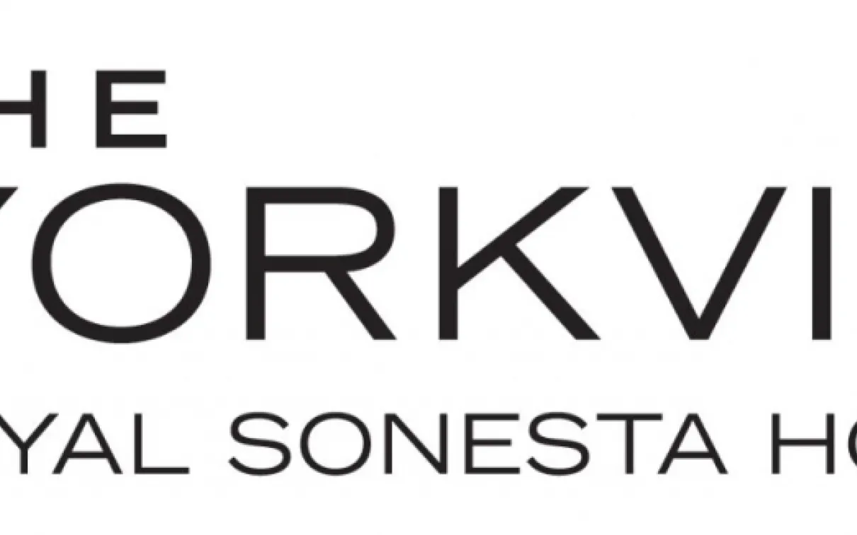 The Yorkville Royal Sonesta Hotel logo with stylized black text and a circular emblem containing a stylized "Y".