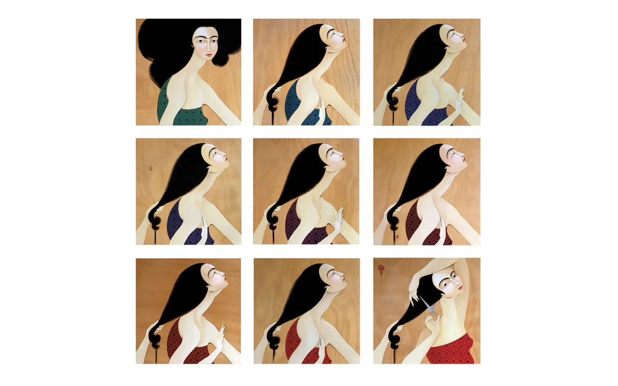 Répétition d'une figure dans une illustration