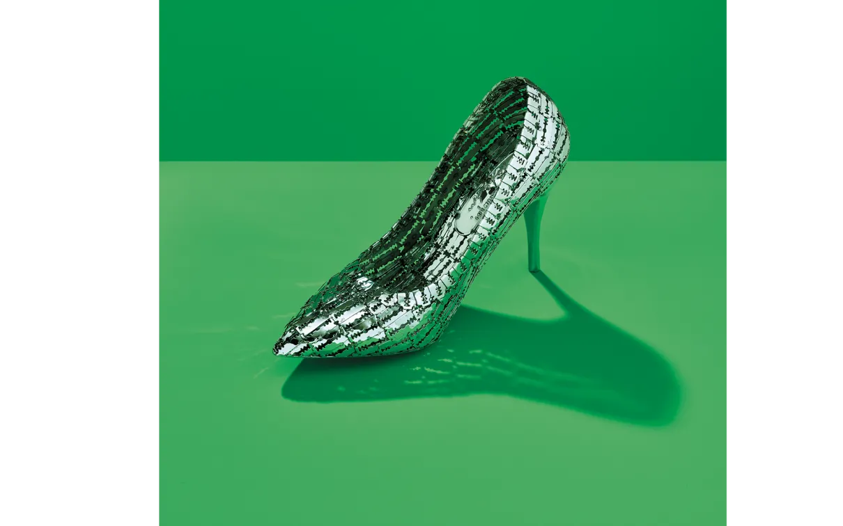 Chaussure en lames de rasoir