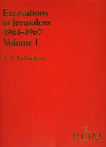 COver for the book Excavations in Jerusalem