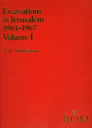 Couverture du livre Excavations à Jérusalem