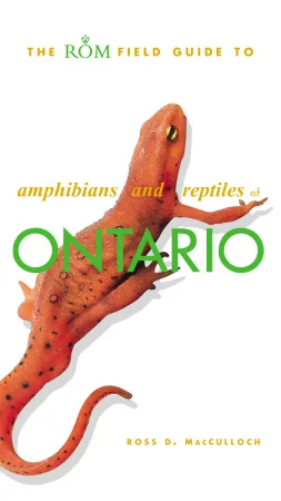 Couverture du livre A Field Guide to Amphibians and Reptiles of Ontario (Guide de terrain pour les amphibiens et les reptiles de l'Ontario)