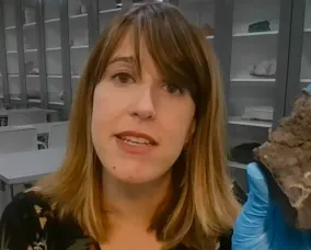 Veronica Di Cecco, technicienne en minéralogie au ROM.